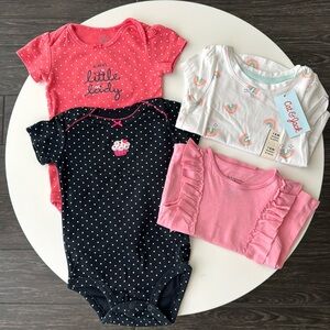 18 Month Baby Girl Bundle of Tops and Bodysuits